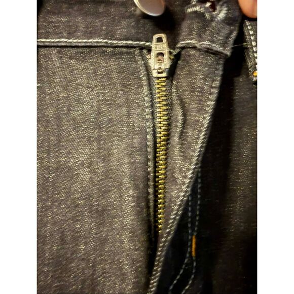 Eileen fisher Black Denim not distressed stretchy organic cotton blend jeans siz - Picture 2 of 5